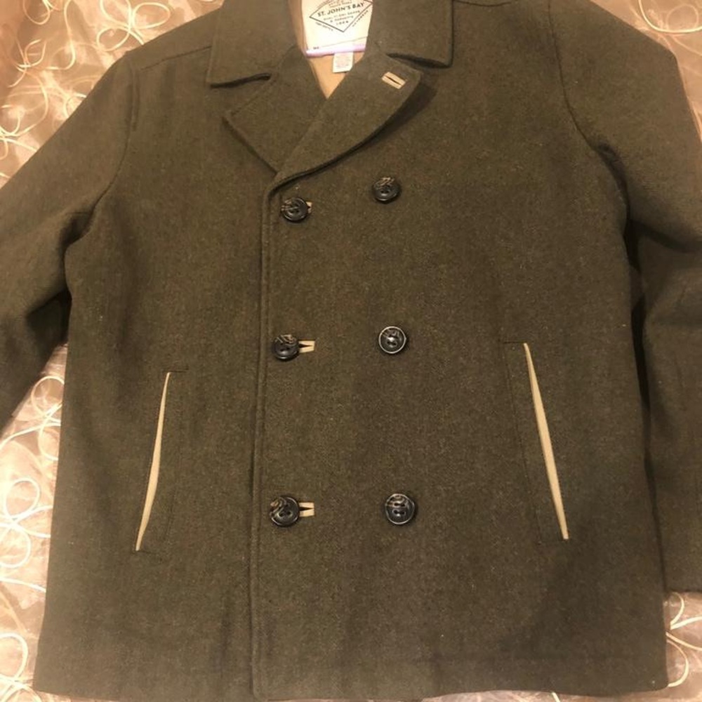 St. John bay  wool pea coat